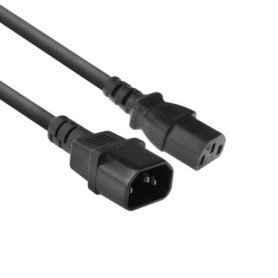 Câble d'extension IEC C13 vers C14 7 m - ACT Noir