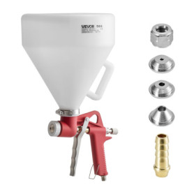 Pistolet Pulvérisateur à Peinture Pneumatique VEVOR 4,5 L avec 3 Buses