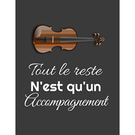 Carnet de Notes Original pour Violon - 120 Pages à Offrir