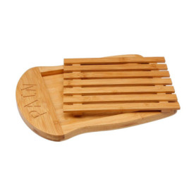 Planche à Pain en Bambou avec Compartiment Ramasse-Miettes - Durable et Pratique