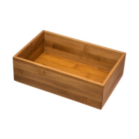 Organiseur de Tiroir en Bambou Naturel - Range Couverts Écologique et Durable