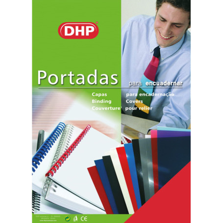 Lot de 100 couvertures A4 en PVC rouge - Épaisseur 0,18 mm