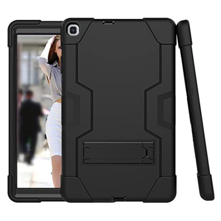 Étui de Protection Hybride pour Samsung Tab A8 10,5" avec Support - Noir