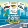 Livre de Coloriage Voitures pour Enfants - 40 Modèles à Colorier