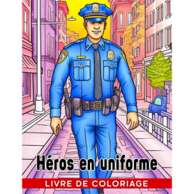Livre de coloriage Héros en uniforme pour enfants - Célébration des héros américains