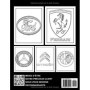 Livre de Coloriage de Logos de Voitures pour Enfants - 30 Images à Colorier