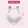 Cache-Oreilles en Peluche Mignon Chat pour Enfants et Adultes - Accessoire d'Hiver Pratique