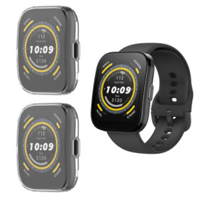 HOMTERN Lot de 2 Coques de Protection TPU pour Amazfit Bip 5