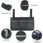 Sac de Rangement pour Fauteuil Roulant avec 3 Compartiments - Noir