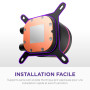 NZXT Kraken Core 360 RGB - Refroidisseur liquide AIO CPU - Radiateur 360 mm - Ventilateur monobloc 360 mm - Compatible AMD® AM5/