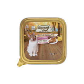 Stuzzy Monoprotéine Aliment Humide pour Chats au Porc - 16 x 100g