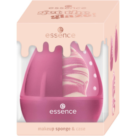 Éponge Maquillage Essence Get the Glaze avec Étui Pratique