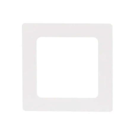 Plaque Murale Carrée Blanche Glowster pour Interrupteur Unique