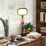 Lampe de Bureau LED Dimmable HOMCOM avec Support Téléphone