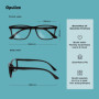 Lunettes de repos OPULIZE Nyx - Protection anti-lumière bleue