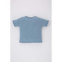 T-shirt bleu en coton pour bébés garçons - DeFacto