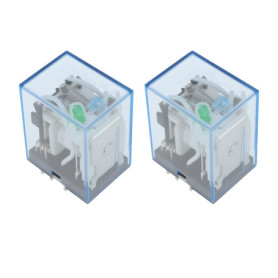 eMagTech Lot de 2 Relais de Puissance 8 Broches MY2N-J 24V pour Équipements Électriques