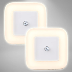 Lot de 2 veilleuses LED B.K.Licht avec détecteur de mouvement pour enfants