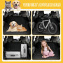 Tapis de coffre de voiture imperméable avec rabat pare-chocs - Ajustement universel