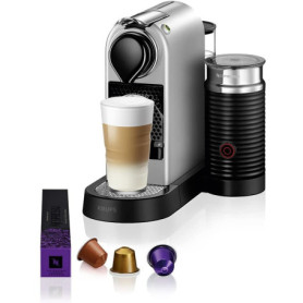 Machine à café Nespresso KRUPS CitiZ & Milk Argenté