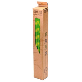 Lot de 20 pailles en bambou écologiques - CLASSICS REVOLUTION