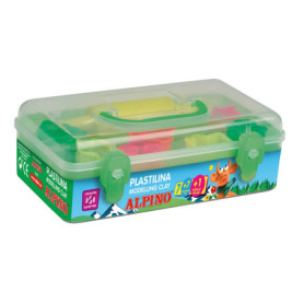 Kit de Pâte à Modeler Alpino 7 Couleurs avec Outils