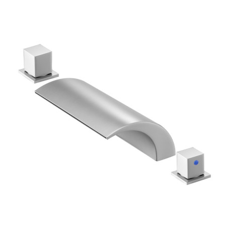 Robinet de Baignoire Romaine VEVOR avec Bec Cascade et Double Poignée