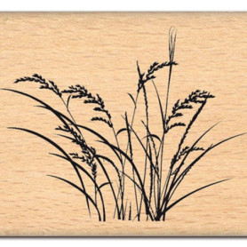 Tampon Scrapbooking Fines Herbes Beige - Florilèges Design