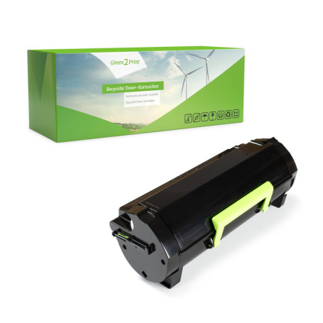 Toner Noir Green2Print 15000 Pages pour Lexmark - Remplacement de 56F0HA0, 56F2H00, 56F2H0E