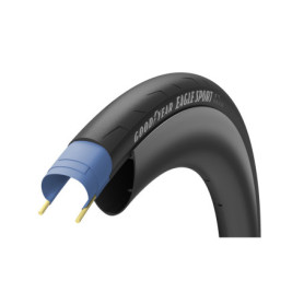 Pneu Goodyear Eagle Sport 700x25 Tube Type - Couleur Iceblue