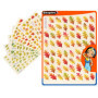 Gommettes Autocollantes Feuilles d'Arbre - 8 Feuilles Colorées