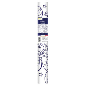 Rouleau de Papier Affiche Graffy Roll Mandarine - 5m x 35cm pour Activités Créatives