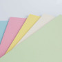 Lot de 50 cartes A4 pastel 220 g/m² - Jaune, bleu, vert, lilas, rose