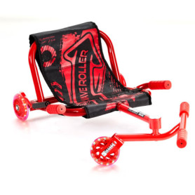 Trottinette à Pédales VEVOR pour Enfants - Rouge, Capacité 90 kg