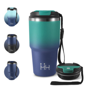 Mug Isotherme Premium 600ml en Acier Inoxydable avec Couvercle Étanche 21,80 €