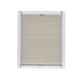Store Plissé Nid d'Abeille Occultant Argent 130x150 cm - Sunlines
