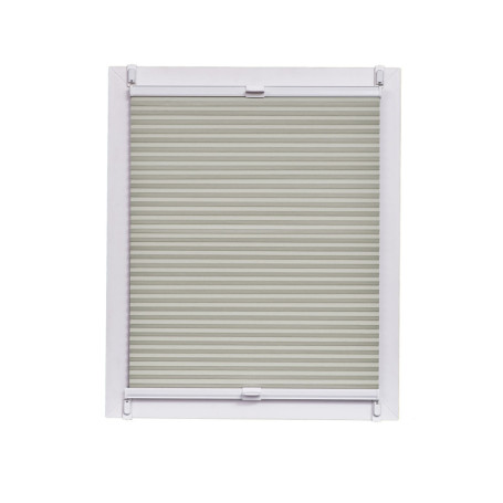 Store Plissé Nid d'Abeille Occultant Gris 135x150 cm - Sunlines