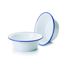 Bol en Acier Blanc IBILI - 16 cm, Idéal pour Service et Conservation