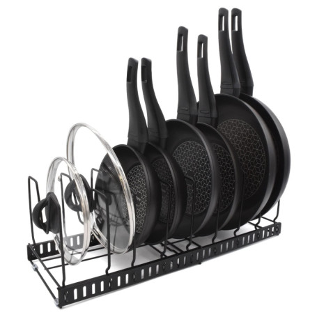 Organisateur de Couvercles de Casserole - Rangement Pratique pour Cuisine