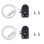 Lot de 2 Interrupteurs à Tirette Noir pour Lampe - 2A 250V