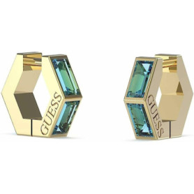Boucles d'oreilles créoles dorées HUGGIE ME par GUESS