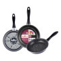 Magefesa K2 Gransasso - Ensemble de 3 poêles antiadhésives 18/20/24 cm