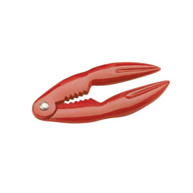 Pince à Homards et Crabes Kitchen Craft - Outil Pratique en Métal Rouge