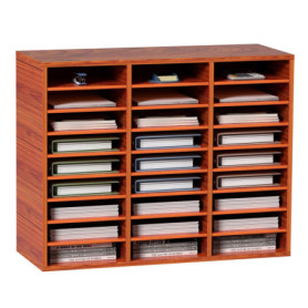 Organisateur de Bureau VEVOR en Bois avec 27 Compartiments - Rangement Pratique et Étagères Amovibles