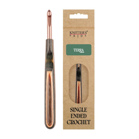 Crochet Knitter's Pride Terra en Bois Brun - 6,00 mm