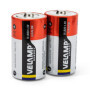 Pile Alcaline LR20 Velamp - Pack de 2, Rouge