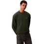Sweatshirt Calvin Klein Monogram en Vert Sycamore pour Homme - XS