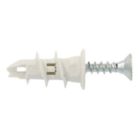 Set de 30 Chevilles Auto Foreuses Nylon 25 mm avec Vis - Molly Sting
