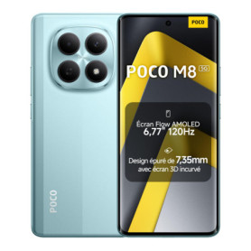 Xiaomi POCO M8 - Smartphone 8 Go RAM, 512 Go, Écran AMOLED 120Hz, Vert