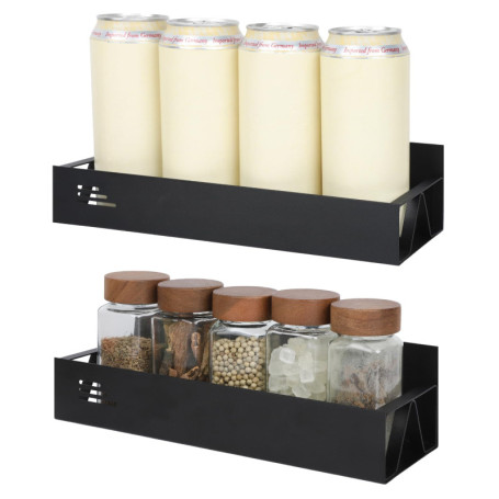 Étagère Magnétique Cozary - Set de 2 pour Réfrigérateur et Cuisine